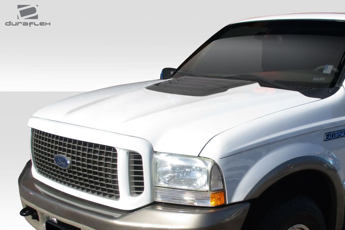 1999-2007 Ford Super Duty Raptor Look Hood - 1 Piece - FRP