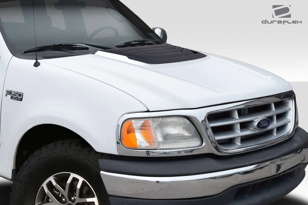 1997-2003 Ford F-150 Raptor Look Hood - 1 Piece - FRP