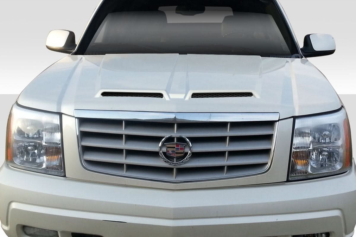 2002-2006 Cadillac Escalade Ram Air Style Hood - 1 Piece - FRP