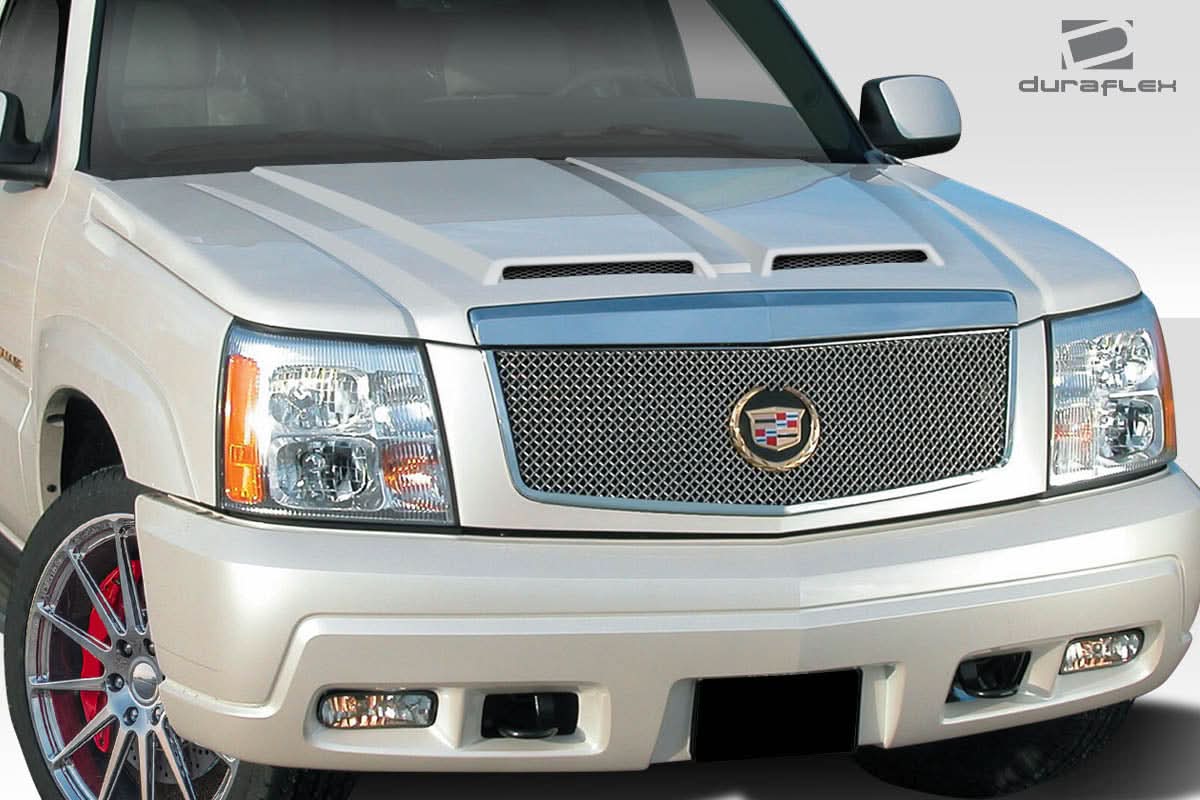2002-2006 Cadillac Escalade Ram Air Style Hood - 1 Piece - FRP