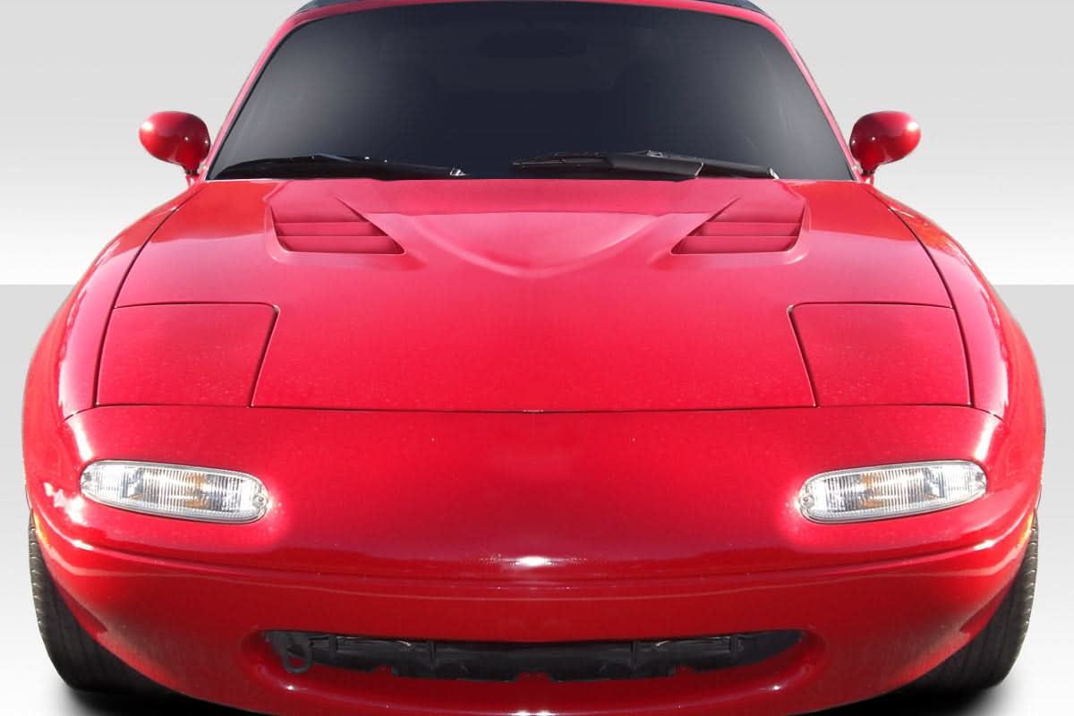 1990-1997 Mazda Miata Venom Style Hood - 1 Piece - FRP