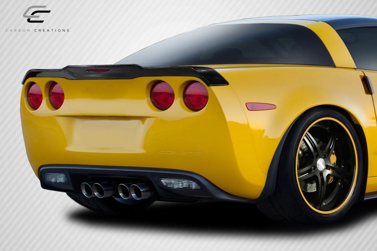 2005-2013 Chevrolet Corvette C6 Champ Style Rear Wing Spoiler - Carbon Fiber