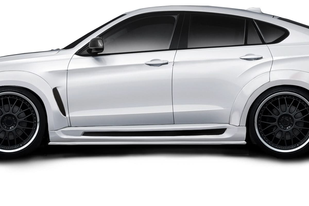 2015-2019 BMW X6 AF-1 Style Side Splitters - FRP