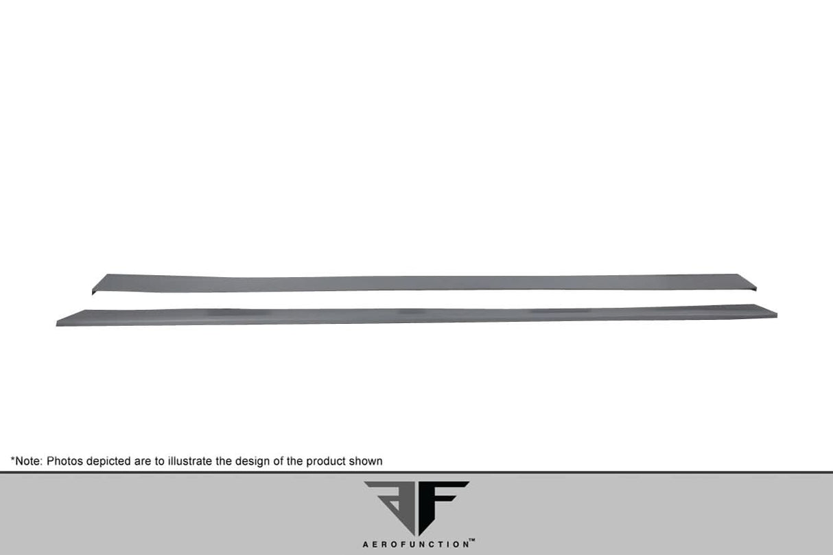 2015-2019 BMW X6 AF-1 Style Side Splitters - FRP