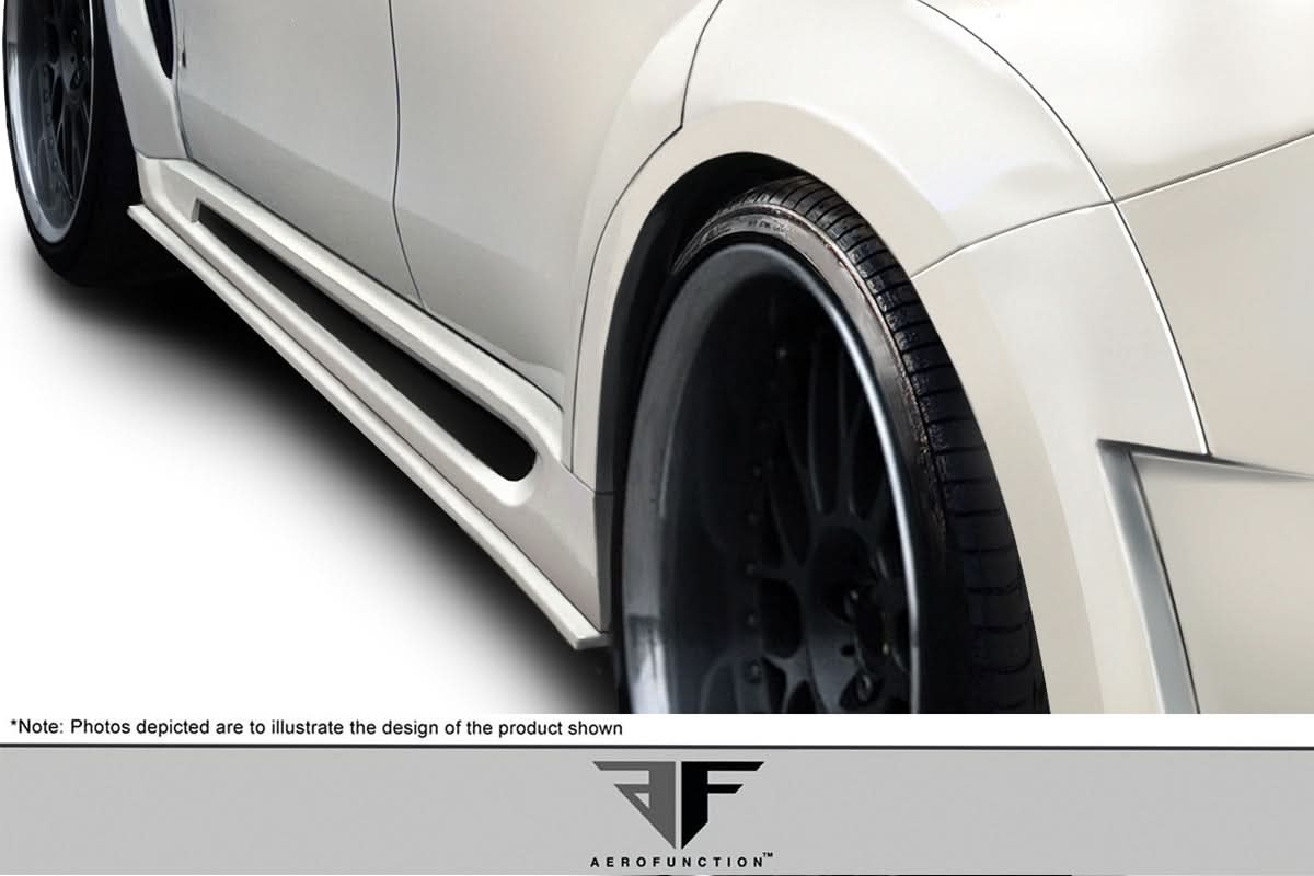 2015-2019 BMW X6 AF-1 Style Side Splitters - FRP