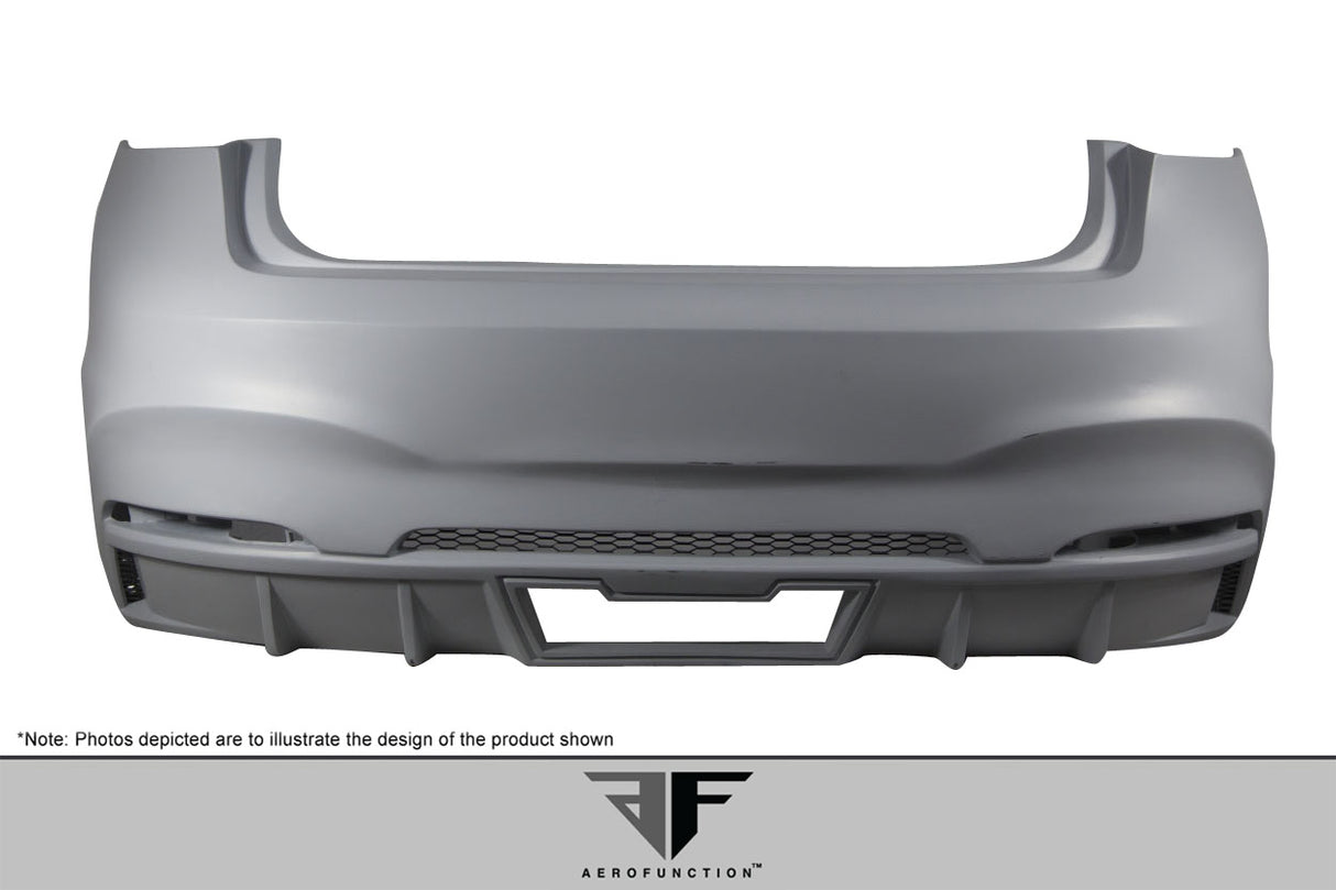 2015-2019 BMW X6 AF-1 Style Rear Bumper - FRP