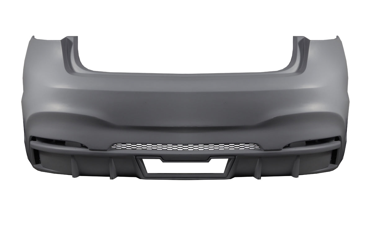 2015-2019 BMW X6 AF-1 Style Rear Bumper - FRP