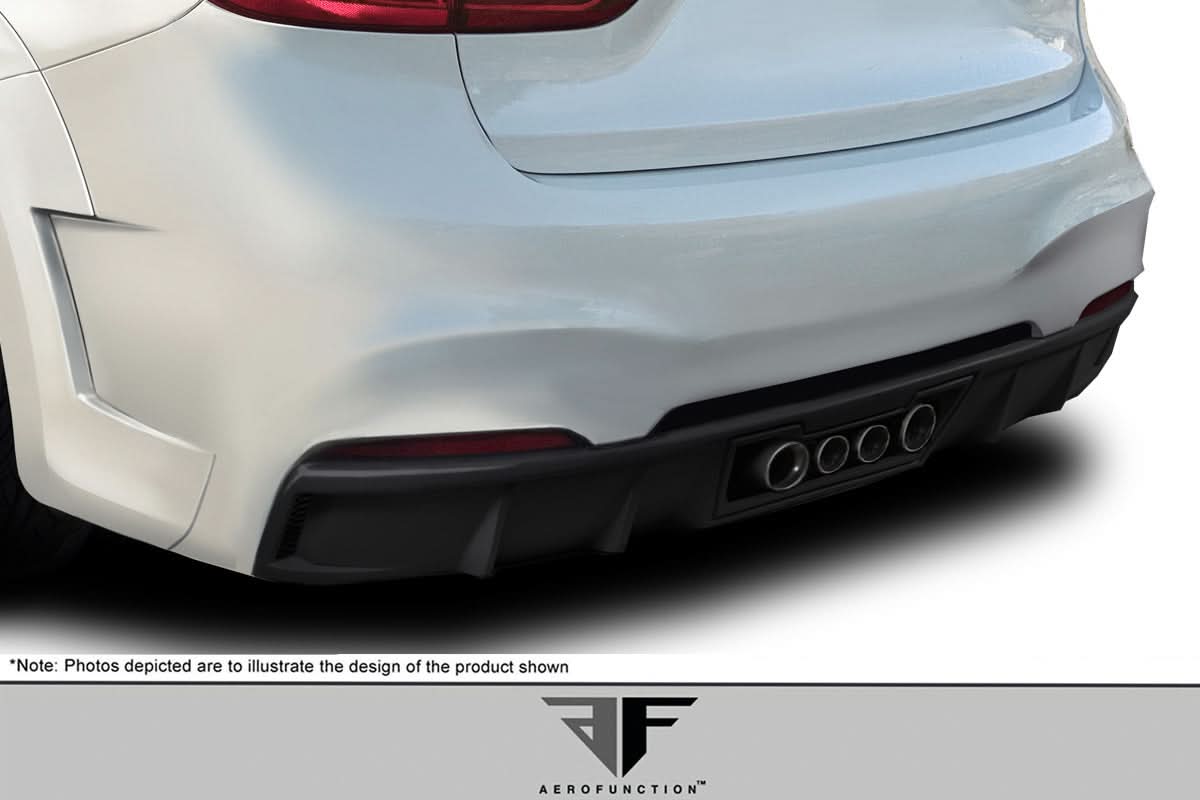 2015-2019 BMW X6 AF-1 Style Rear Bumper - FRP