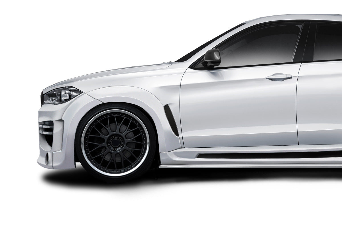 2015-2019 BMW X6 F16 / X6M F86 AF-1 Style Front Fender Flares - Polyurethane