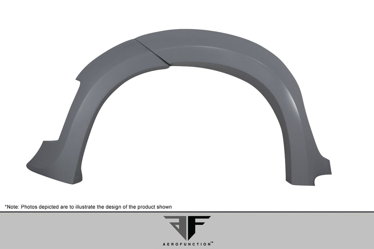 2015-2019 BMW X6 F16 / X6M F86 AF-1 Style Front Fender Flares - Polyurethane