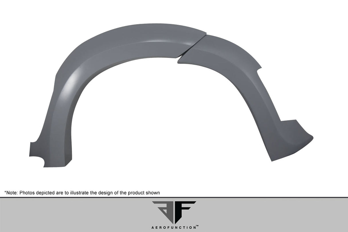 2015-2019 BMW X6 F16 / X6M F86 AF-1 Style Front Fender Flares - Polyurethane