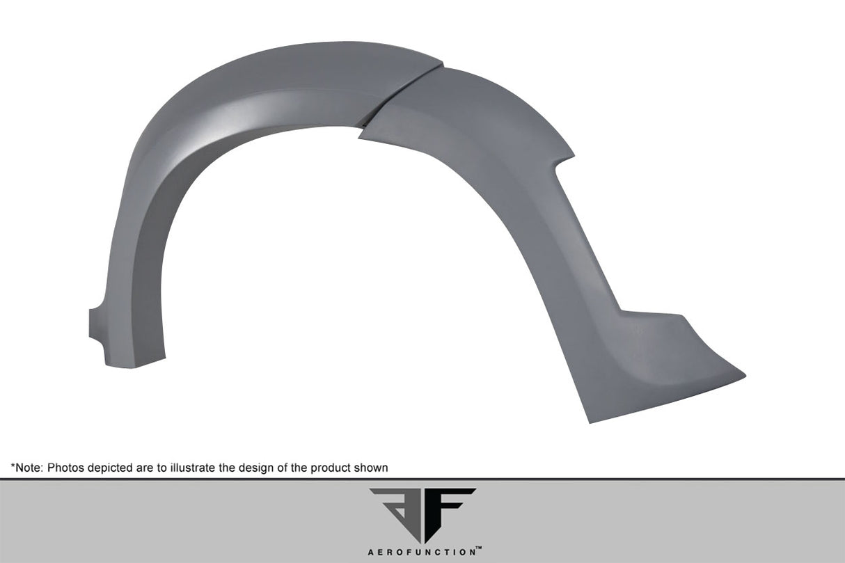 2015-2019 BMW X6 F16 / X6M F86 AF-1 Front Fender Flares ( PU-RIM ) - 4 Piece