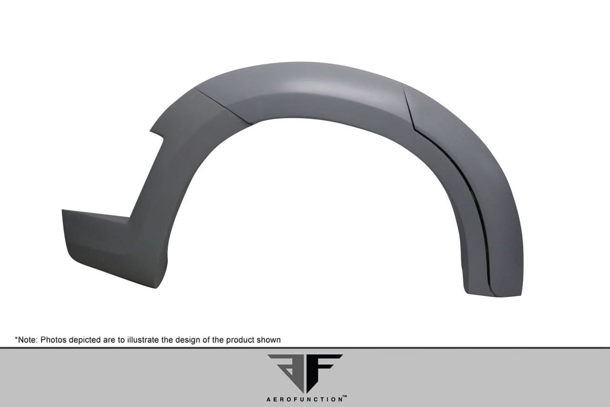 2015-2019 BMW X6 AF-1 Style Rear Fender Flares - Polyurethane