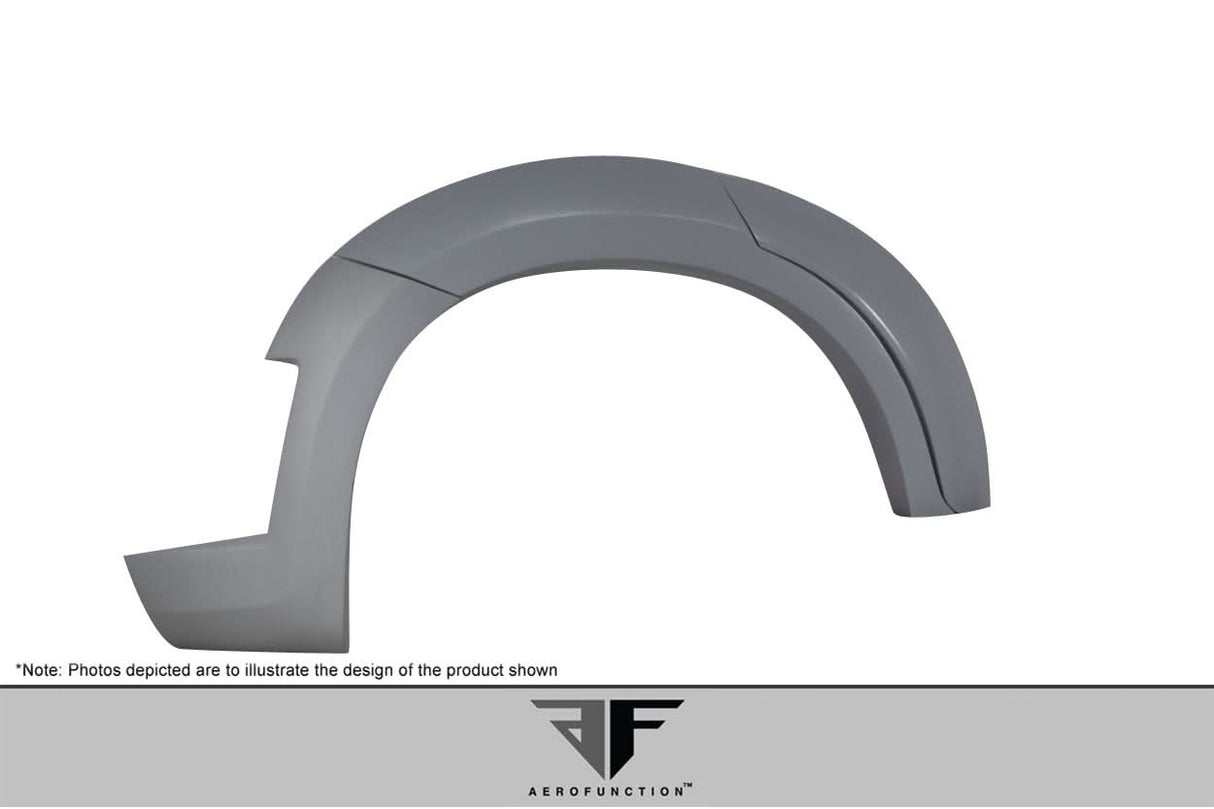 2015-2019 BMW X6 AF-1 Style Rear Fender Flares - Polyurethane