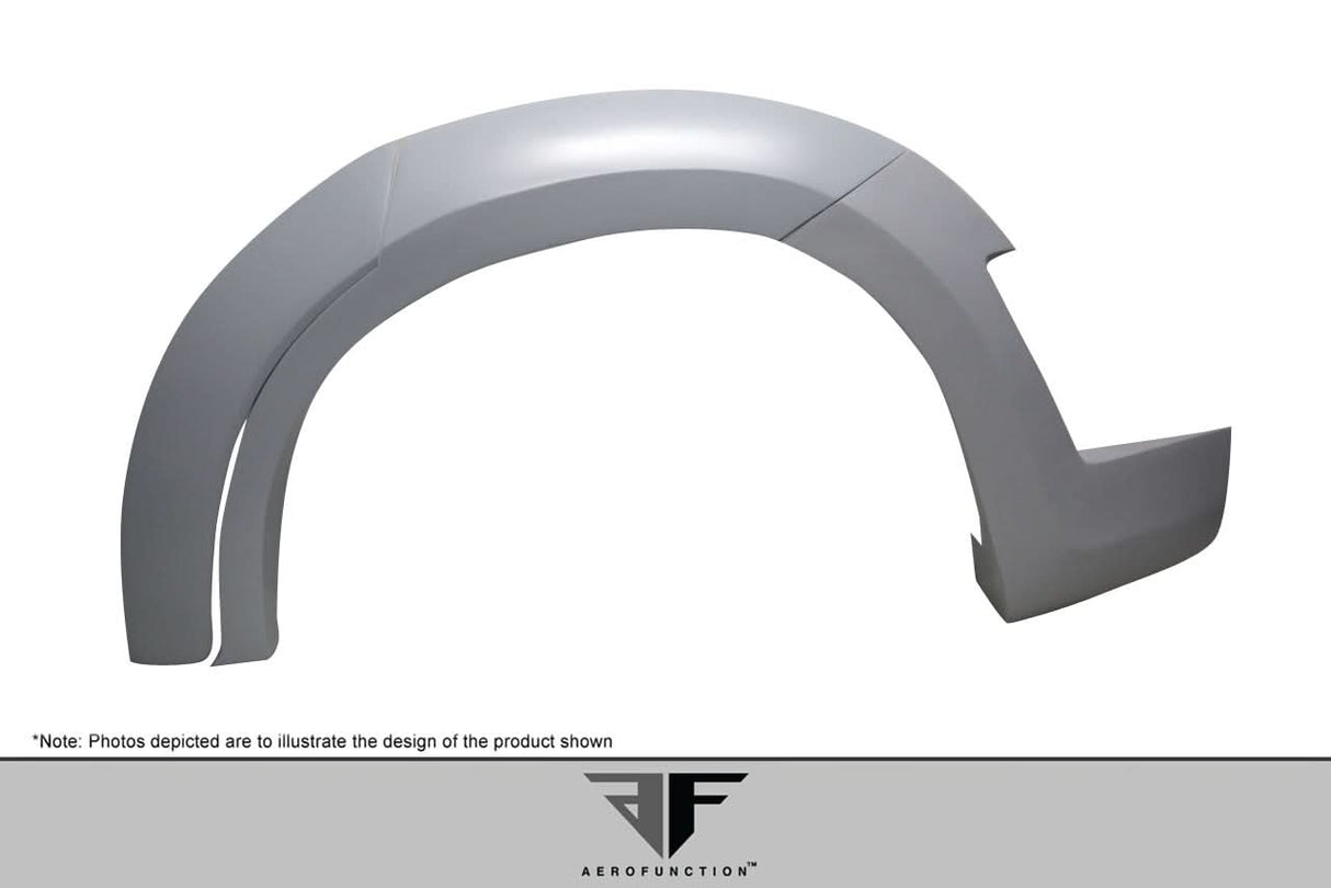 2015-2019 BMW X6 AF-1 Style Rear Fender Flares - Polyurethane