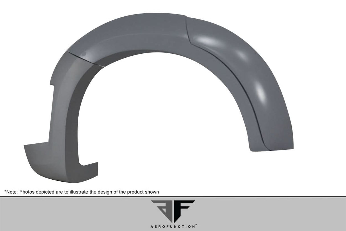 2015-2019 BMW X6 AF-1 Style Rear Fender Flares - Polyurethane