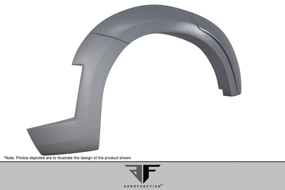 2015-2019 BMW X6 AF-1 Style Rear Fender Flares - Polyurethane