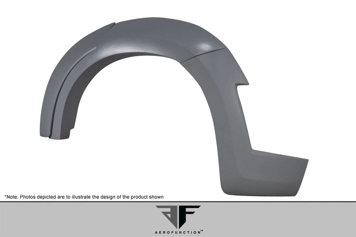 2015-2019 BMW X6 AF-1 Style Rear Fender Flares - Polyurethane