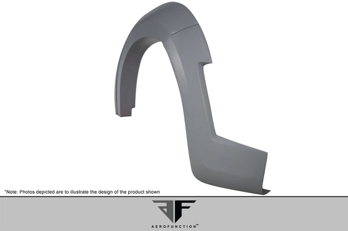 2015-2019 BMW X6 AF-1 Style Rear Fender Flares - Polyurethane