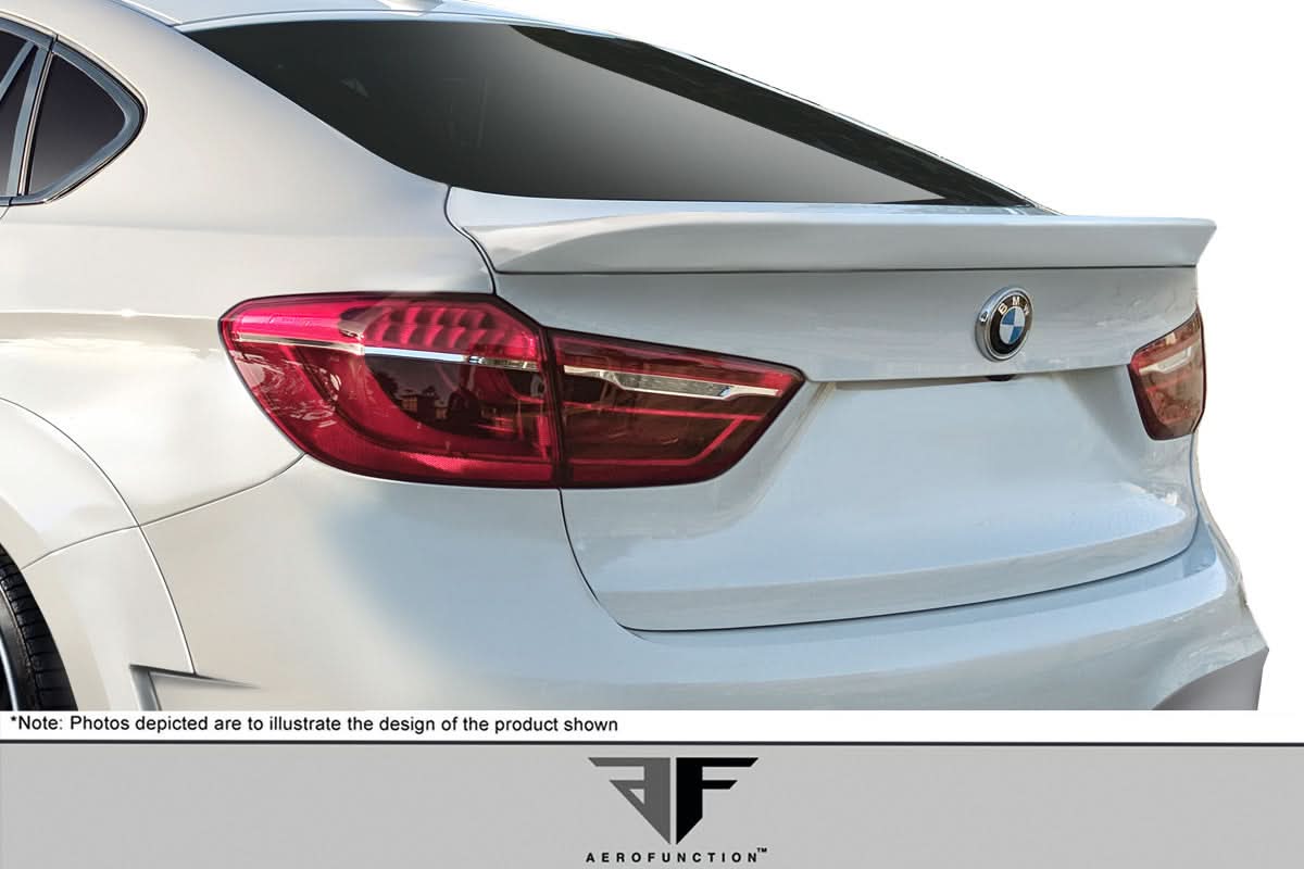 2015-2019 BMW X6 AF-1 Style Trunk Wing Spoiler - FRP