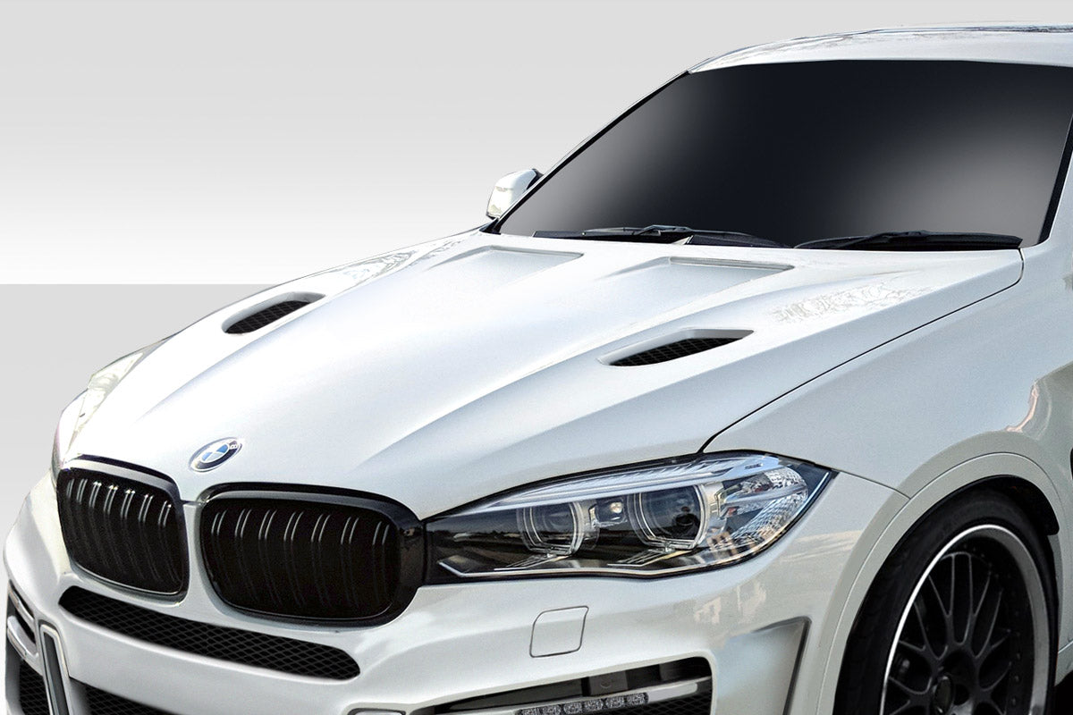 2015-2019 BMW X6 AF-1 Style Hood - FRP