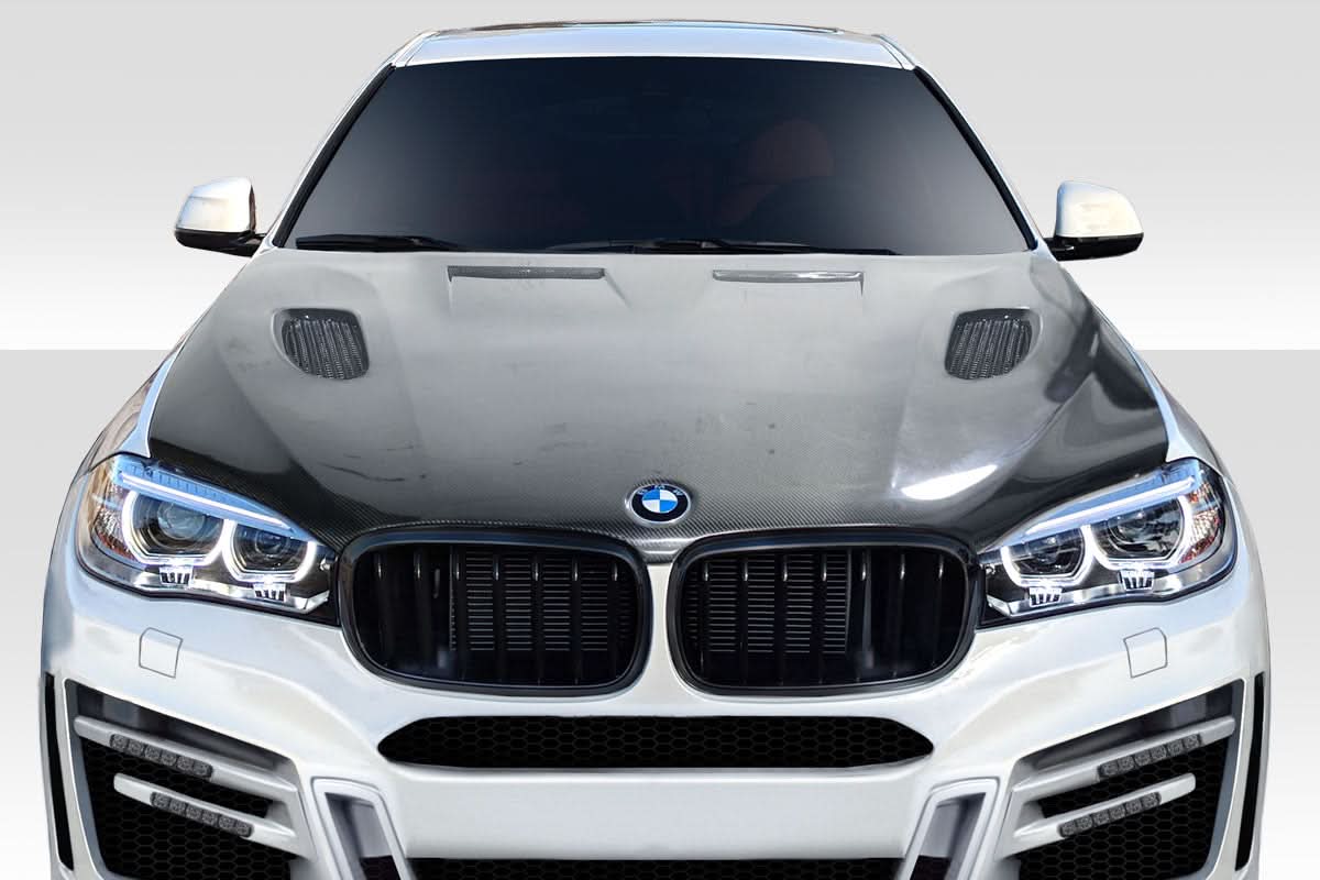 2015-2019 BMW X6 AF-1 Style Hood - Carbon Fiber