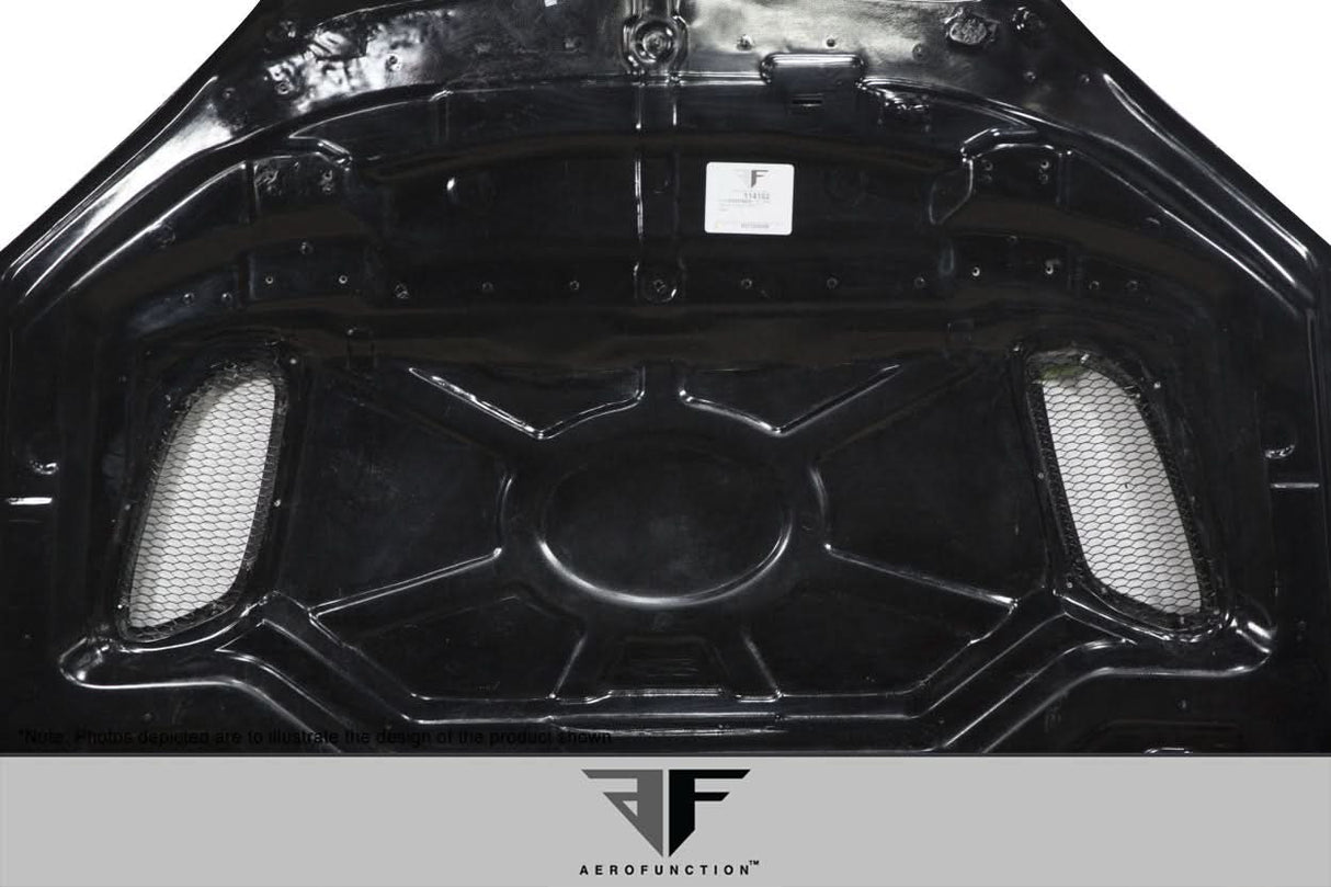 2015-2019 BMW X6 AF-1 Style Hood - Carbon Fiber