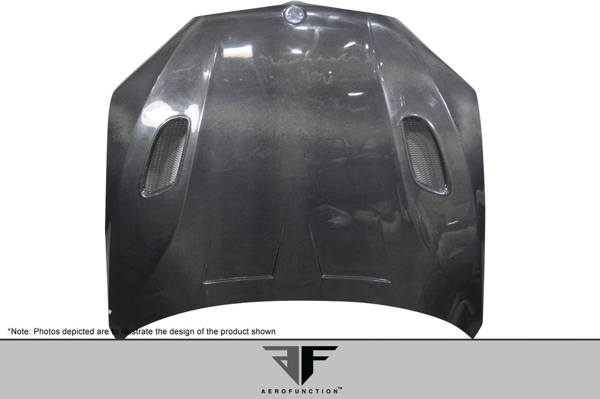 2015-2019 BMW X6 F16 / X6M F86 Carbon AF-1 Hood ( CFP ) - 1 Piece