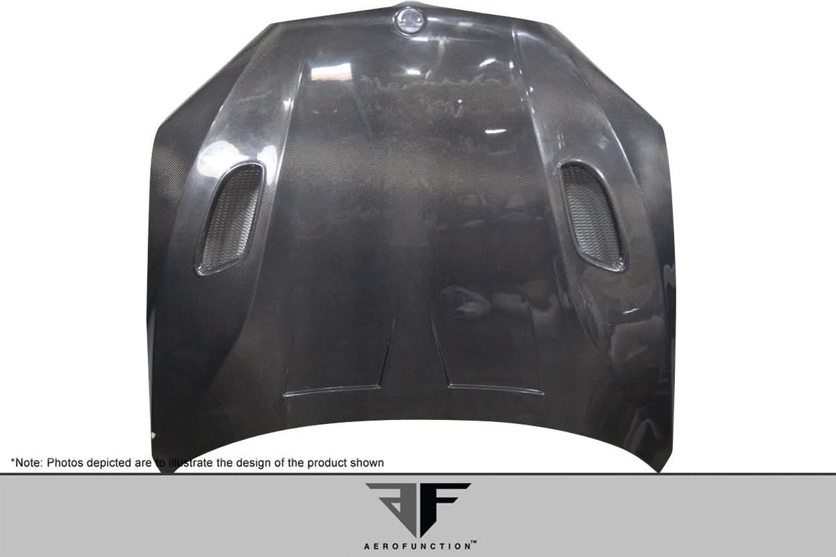 2015-2019 BMW X6 AF-1 Style Hood - Carbon Fiber