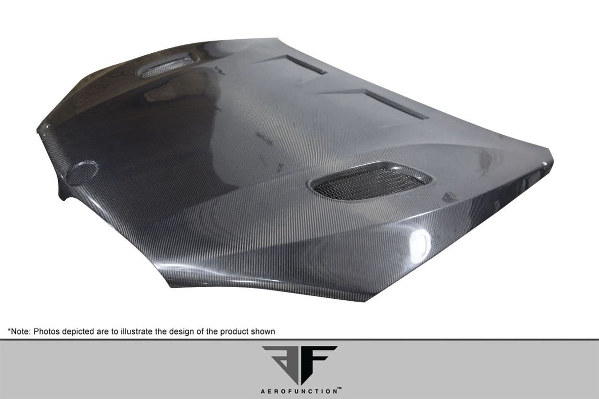 2015-2019 BMW X6 AF-1 Style Hood - Carbon Fiber