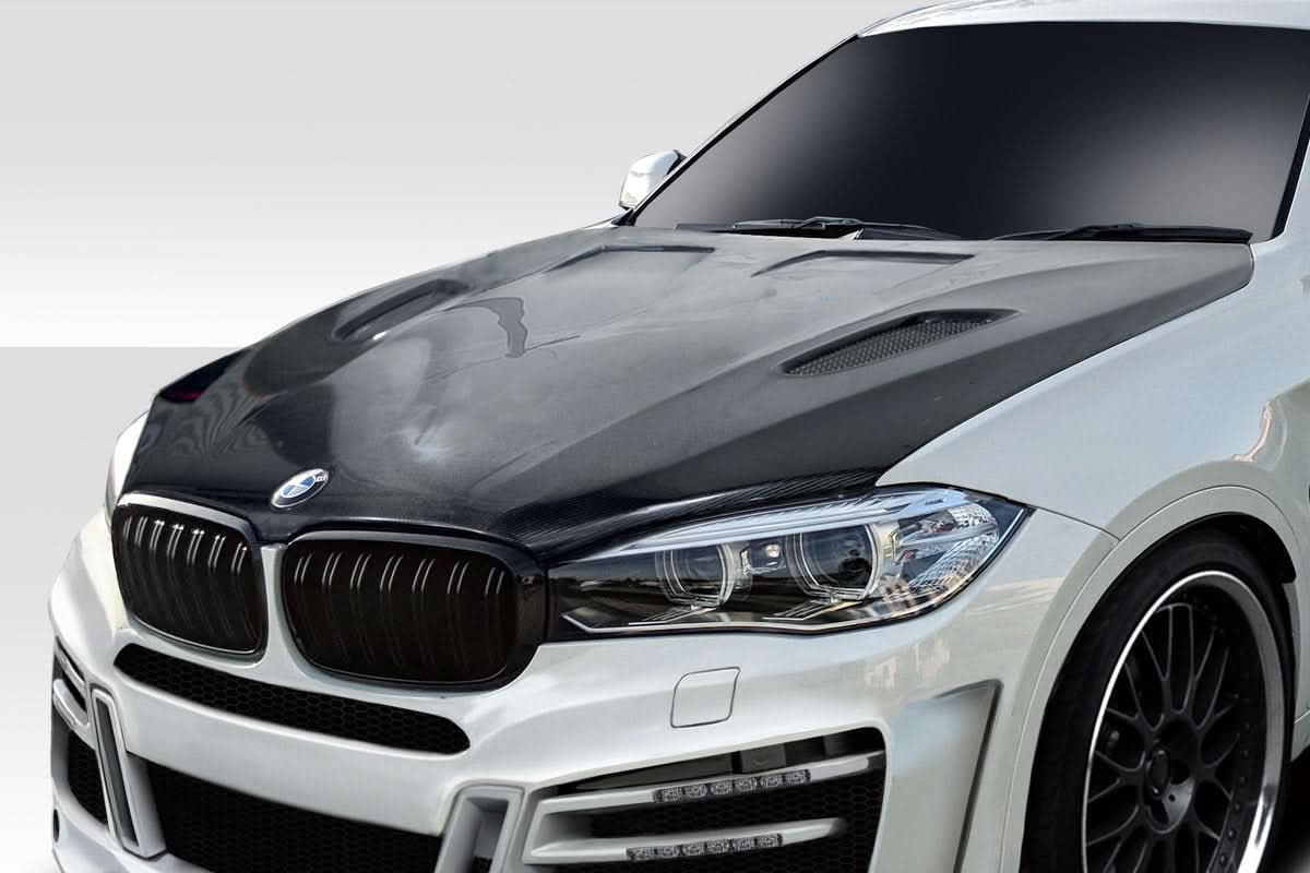 2015-2019 BMW X6 AF-1 Style Hood - Carbon Fiber