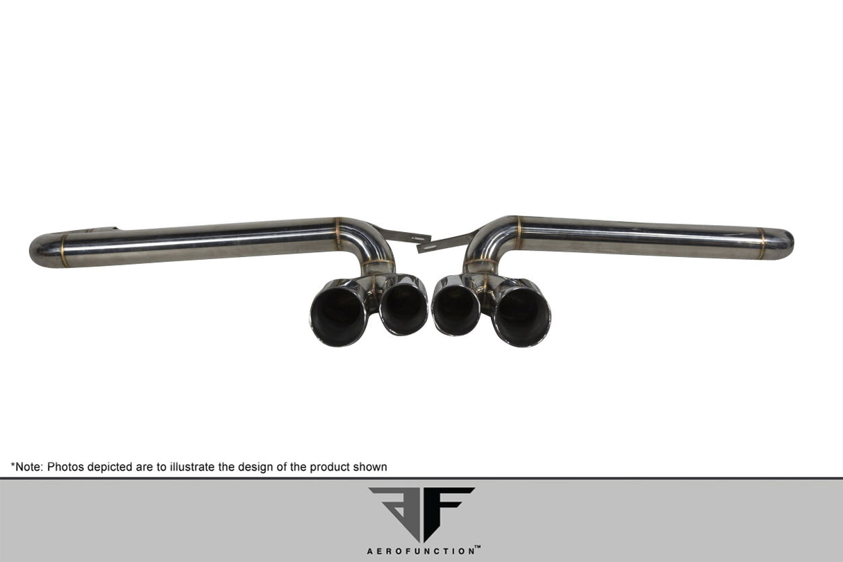 2015-2019 BMW X6 AF-1 Style Center Exhaust Tips - 2 Piece