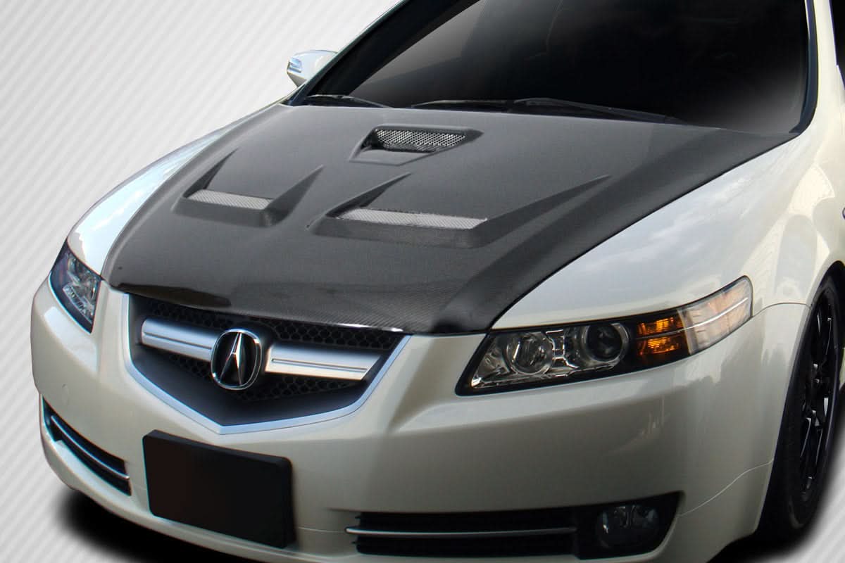 2004-2008 Acura TL C-1 Style Hood - Carbon Fiber