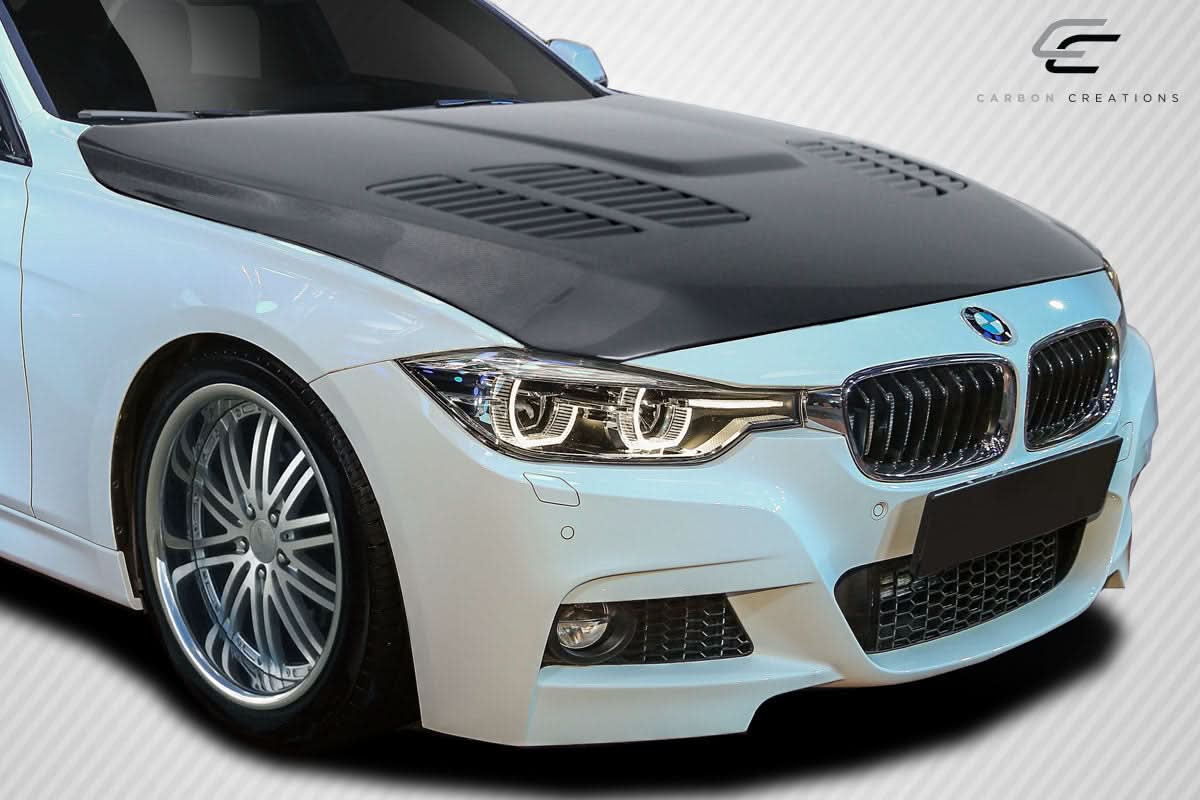 2012-2018 BMW 3 Series F30 / 2014-2020 4 Series F32 GTR Style Hood - Carbon Fiber