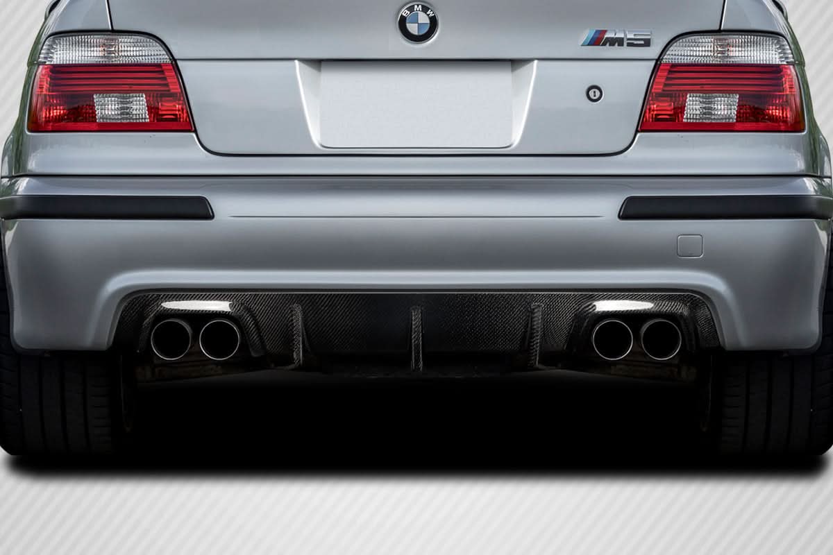 1999-2003 BMW M5 S Line Style Rear Diffuser - Carbon Fiber