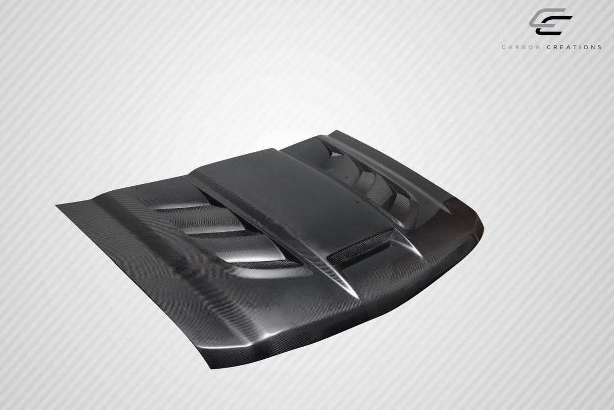 2014-2015 Chevrolet Silverado Viper Look Hood - Carbon Fiber