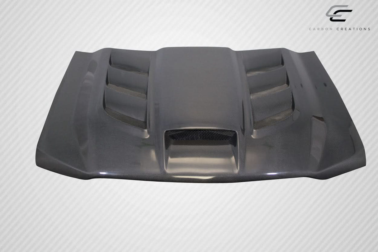2016-2018 Chevrolet Silverado Viper Look Hood - Carbon Fiber