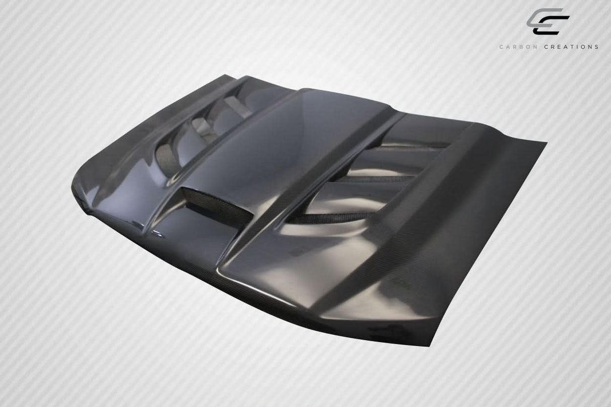 2016-2018 Chevrolet Silverado Viper Look Hood - Carbon Fiber