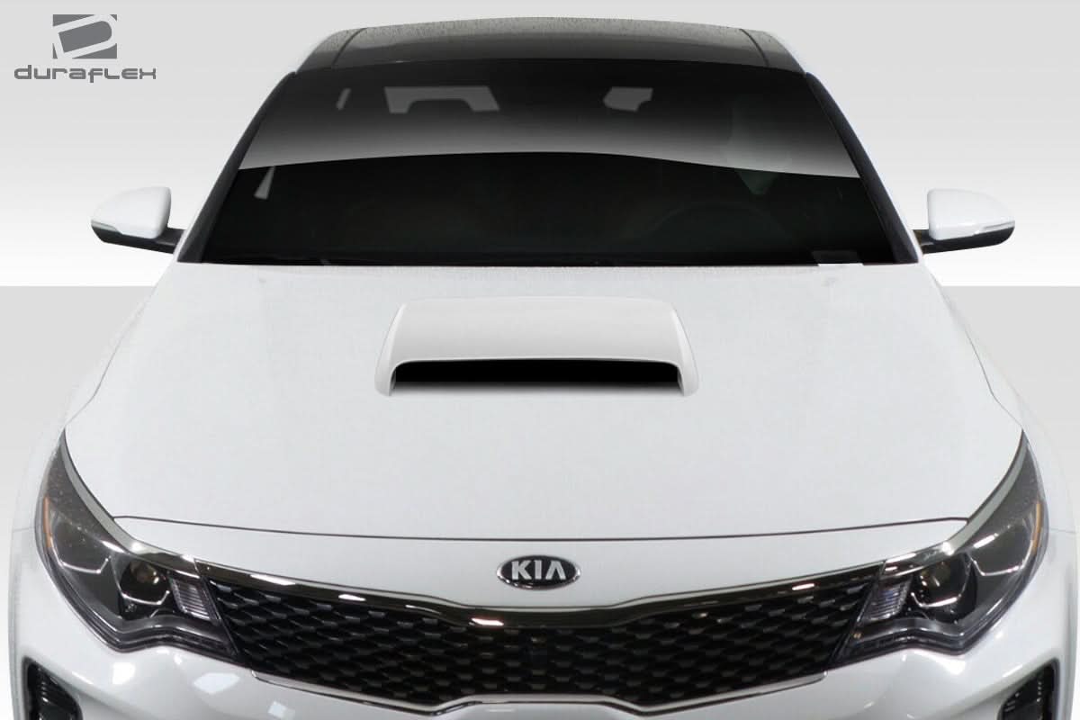 Universal Ram Air Type 9 Style Hood Scoop - 1 Piece - FRP