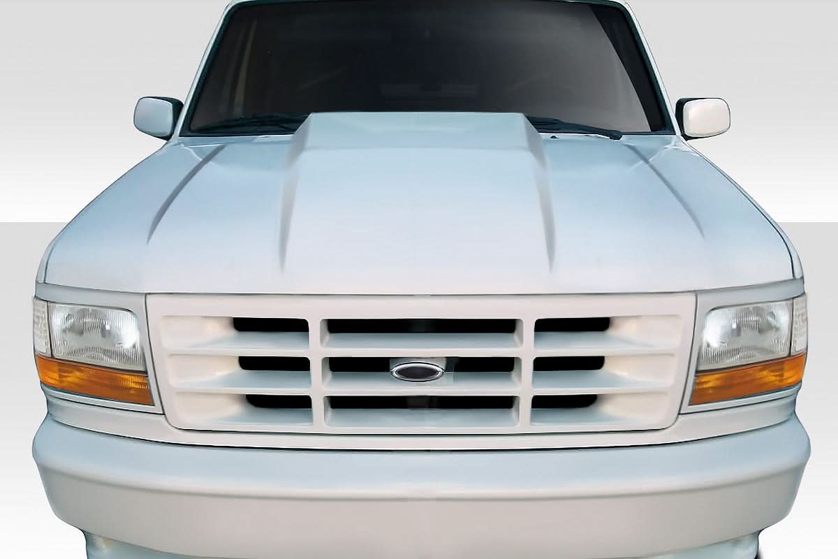 1992-1996 Ford F-150 / Bronco Cowl Style Hood - FRP