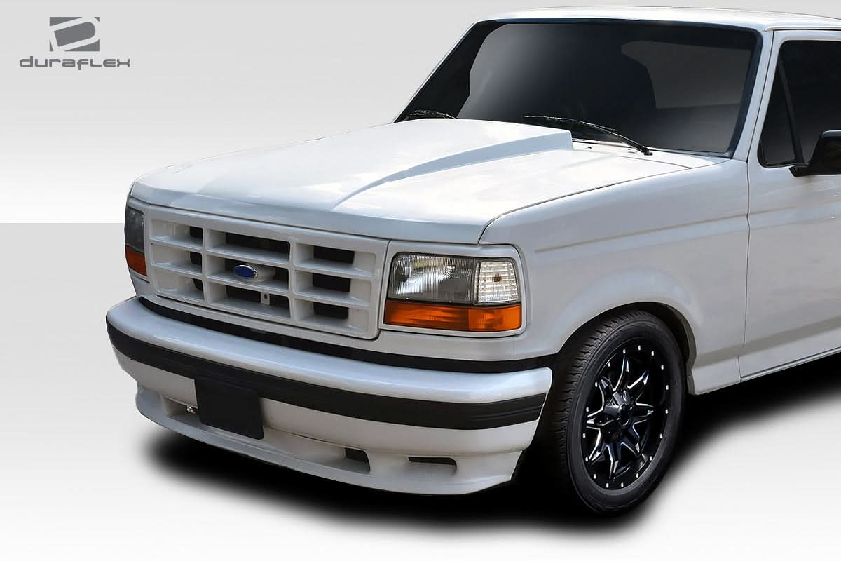1992-1996 Ford F-150 / Bronco Cowl Style Hood - FRP