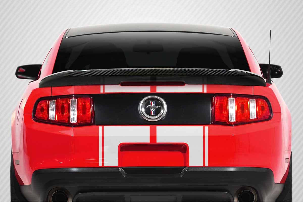 2010-2014 Ford Mustang GT500 Look Wing Spoiler - Carbon Fiber