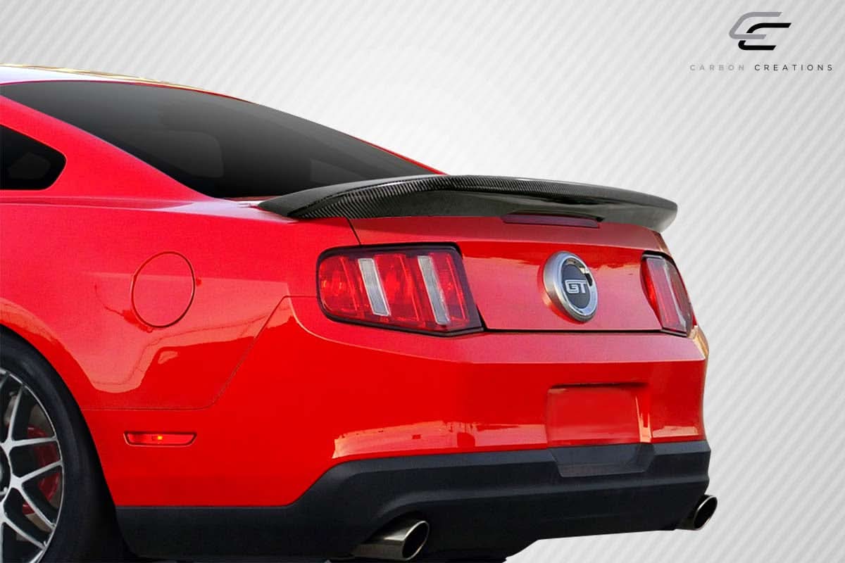 2010-2014 Ford Mustang GT500 Look Wing Spoiler - Carbon Fiber