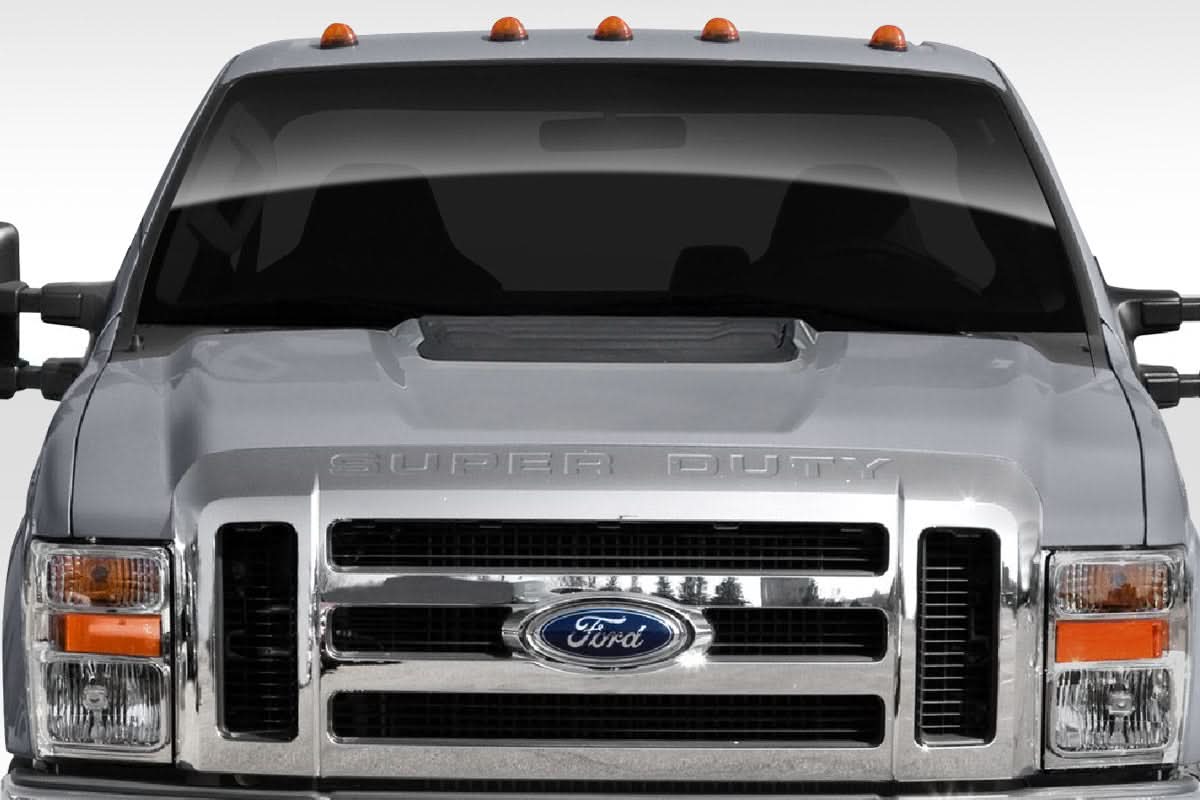2008-2010 Ford Super Duty F250 F350 F450 Raptor Look Hood - FRP
