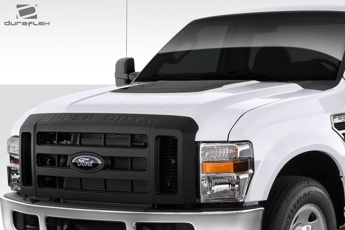 2008-2010 Ford Super Duty F250 F350 F450 Raptor Look Hood - FRP