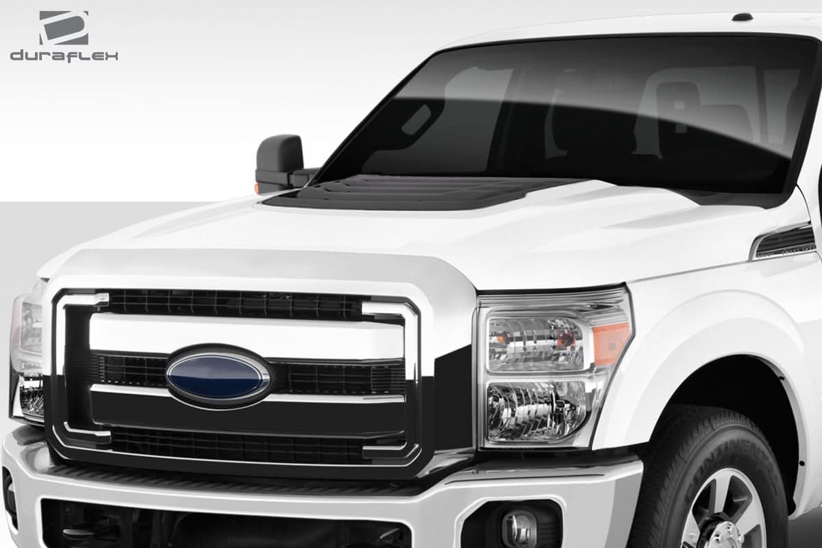 2011-2016 Ford Super Duty F250 F350 F450 Raptor Look Hood - FRP