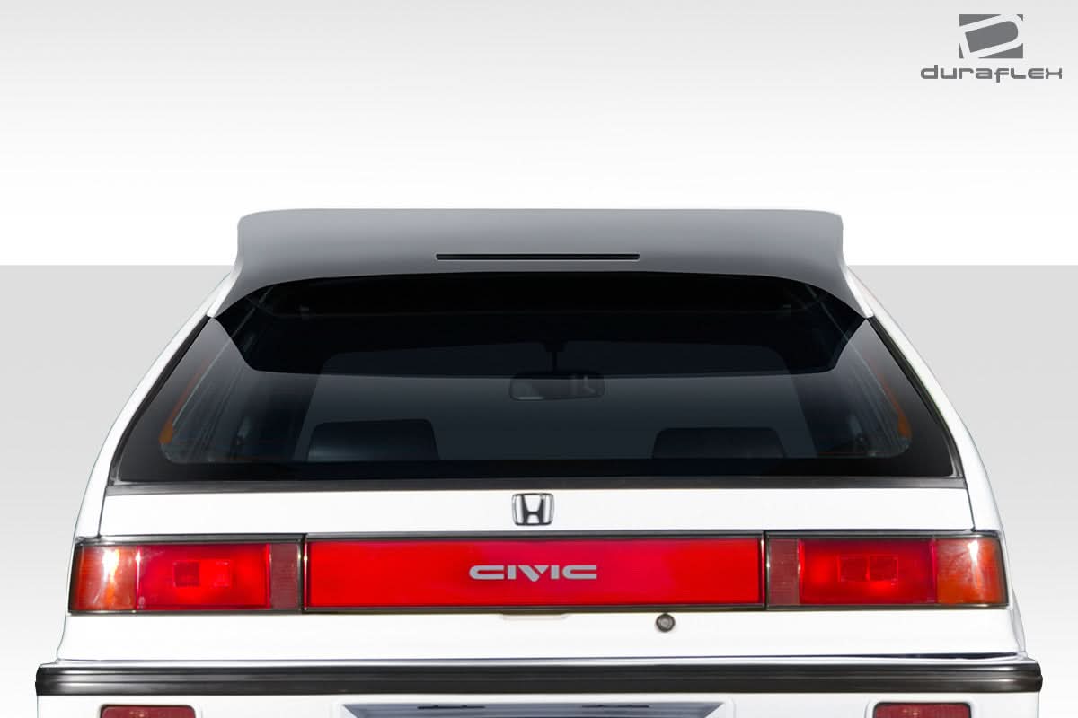 1988-1991 Honda Civic HB JS Style Wing Spoiler - 1 Piece - FRP