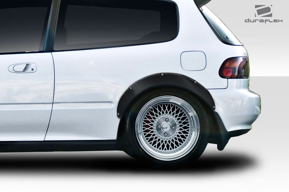 1992-1995 Honda Civic J Spec Style Fender Flares - 4 Piece - FRP