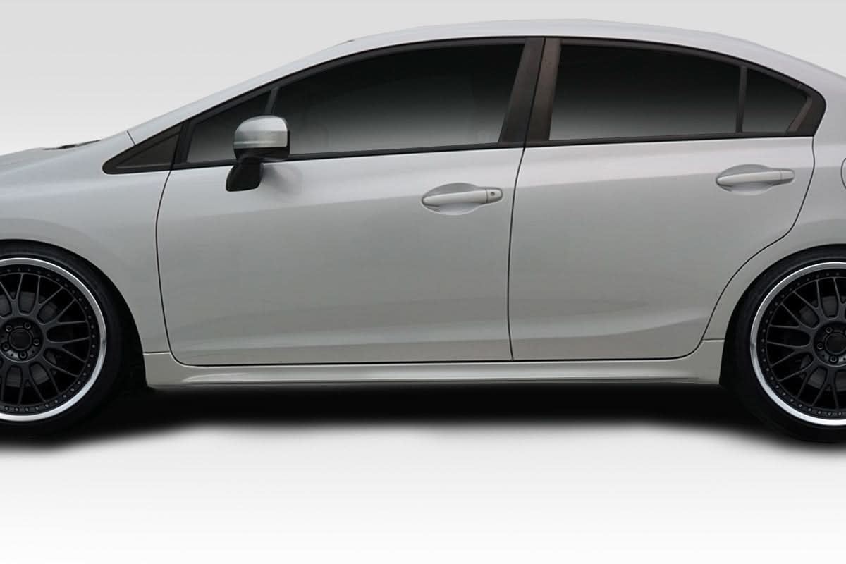 2012-2015 Honda Civic 4DR RR Style Side Skirts 2 Piece - FRP