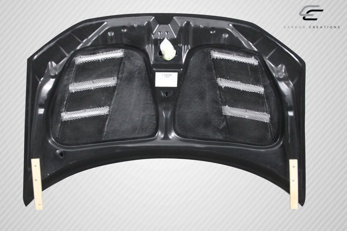 2012-2015 Honda Civic TS-1 Style Hood - Carbon Fiber